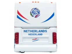 Van Hool CX-45 Coach Bus "Netherlands National Football Team" White with Graphics "International Federation of the Global Game" Series Limited Edition to 504 pieces Worldwide 1/87 (HO) Diecast Model by Iconic Replicas
