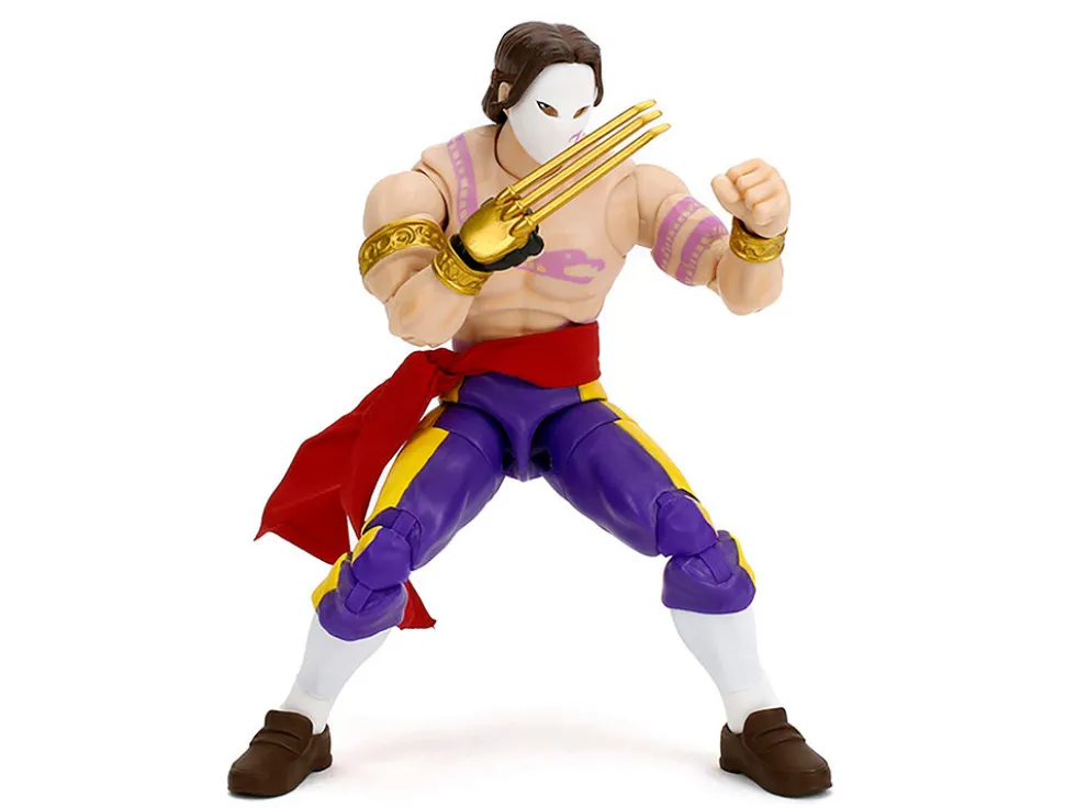 Vega 6" Moveable Figure with Alternate Head and Limbs "Ultra Street Fighter II: The Final Challengers" (2017) Video Game Model by Jada