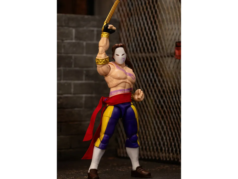 Vega 6" Moveable Figure with Alternate Head and Limbs "Ultra Street Fighter II: The Final Challengers" (2017) Video Game Model by Jada