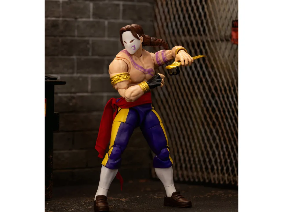 Vega 6" Moveable Figure with Alternate Head and Limbs "Ultra Street Fighter II: The Final Challengers" (2017) Video Game Model by Jada
