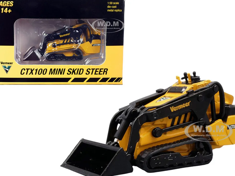 Vermeer CTX100 Mini Skid Steer Loader 1/50 Diecast Model SpecCast VMR002