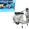 Vespa 150 GS Silver Metallic 1/12 Diecast Motorcycle Model New Ray 57863