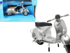 Vespa 150 GS Silver Metallic 1/12 Diecast Motorcycle Model New Ray 57863