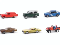 Vintage Ad Cars Series 11 Set of 6 pieces 1/64 Diecast Model Cars by Greenlight