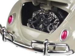 1966 Volkswagen Beetle Beige 1/24 Diecast Model Car Motormax 73223 bg