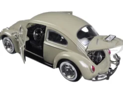 1966 Volkswagen Beetle Beige 1/24 Diecast Model Car Motormax 73223 bg