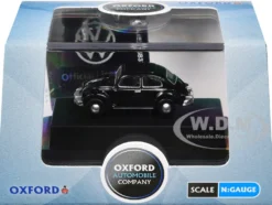 Volkswagen Beetle Black 1/148 (N) Scale Diecast Model Car by Oxford Diecast
