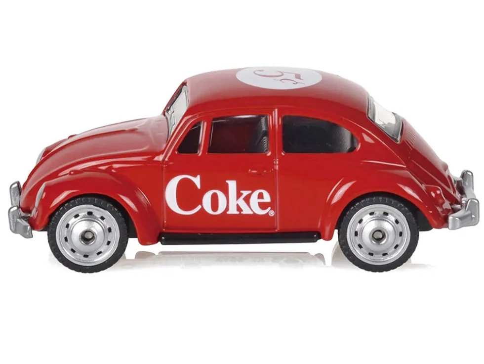1967 Volkswagen Beetle "Coca-Cola" Red 1/50 Diecast Model by Motor City Classics
