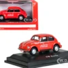 1966 Volkswagen Beetle Coca Cola Red 1/72 Diecast Model Car Motor City Classics 472005