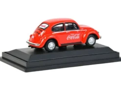 1966 Volkswagen Beetle Coca Cola Red 1/72 Diecast Model Car Motor City Classics 472005