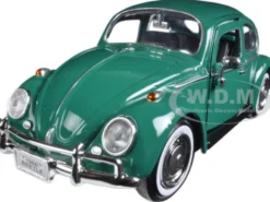 1966 Volkswagen Beetle Green 1/24 Diecast Model Car Motormax 73223 grn