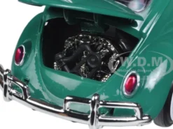 1966 Volkswagen Beetle Green 1/24 Diecast Model Car Motormax 73223 grn