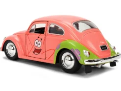 1959 Volkswagen Beetle "Patrick Star" Livery Pink "SpongeBob SquarePants" (1999-Current) TV Series "Hollywood Rides" Series 1/32 Diecast Model Car by Jada