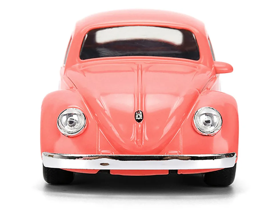 1959 Volkswagen Beetle "Patrick Star" Livery Pink "SpongeBob SquarePants" (1999-Current) TV Series "Hollywood Rides" Series 1/32 Diecast Model Car by Jada