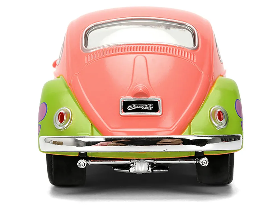 1959 Volkswagen Beetle "Patrick Star" Livery Pink "SpongeBob SquarePants" (1999-Current) TV Series "Hollywood Rides" Series 1/32 Diecast Model Car by Jada