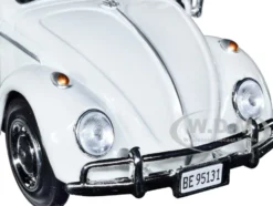 1966 Volkswagen Beetle White James Bond 007 On Her Majesty's Secret Service 1969 Movie James Bond Collection Series 1/24 Diecast Model Car Motormax 79854