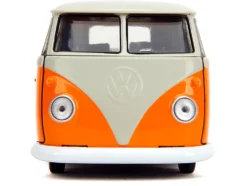 1961 Volkswagen Bus "Stitch's Surf Shack" Orange and Gray "Disney's Stitch" "Hollywood Rides" Series 1/32 Diecast Model Car by Jada