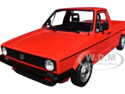 1983 Volkswagen Caddy MK 1 Pickup Truck Mars Red 1/18 Diecast Model Car by Solido