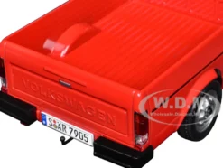 1983 Volkswagen Caddy MK 1 Pickup Truck Mars Red 1/18 Diecast Model Car by Solido
