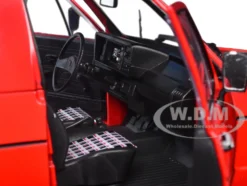1983 Volkswagen Caddy MK 1 Pickup Truck Mars Red 1/18 Diecast Model Car by Solido