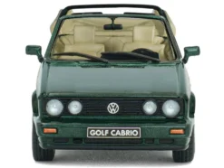 1992 Volkswagen Golf Cabrio Classic Line Classic Green Metallic 1/43 Diecast Model Car by Solido