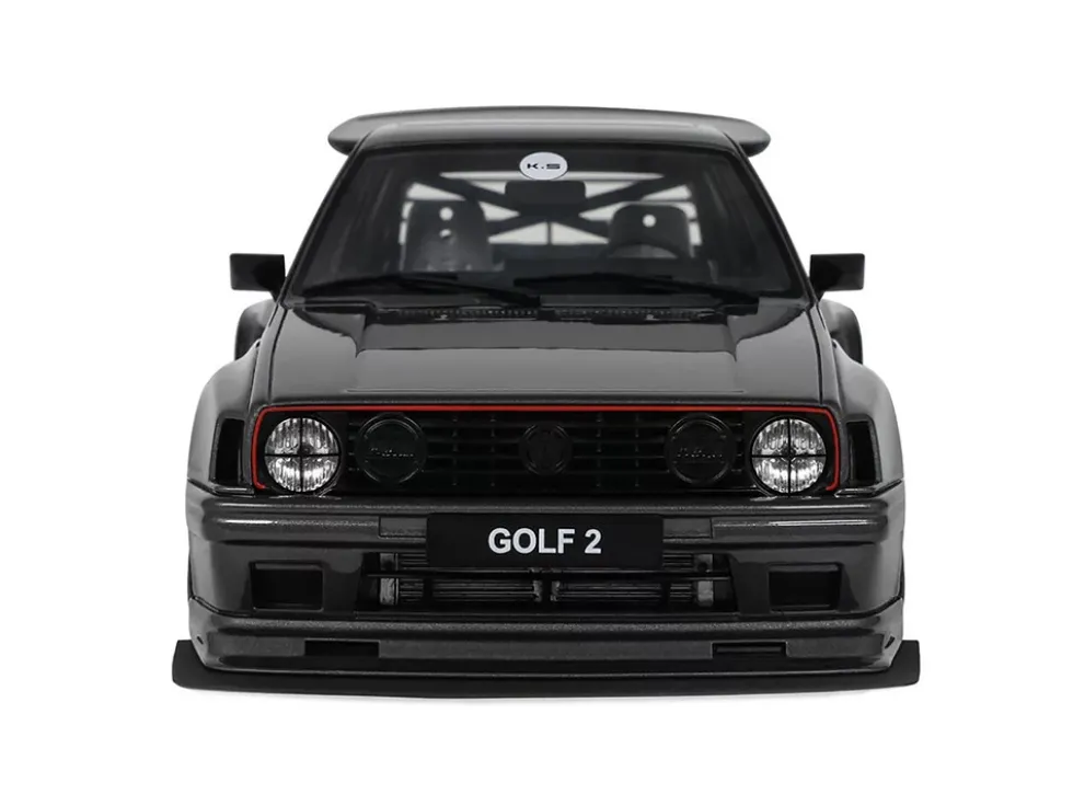 2021 Volkswagen Golf II GTI by Khyzyl Saleem Ascot Gray Metallic Limited Edition to 3000 pieces Worldwide 1/18 Model Car by Otto Mobile