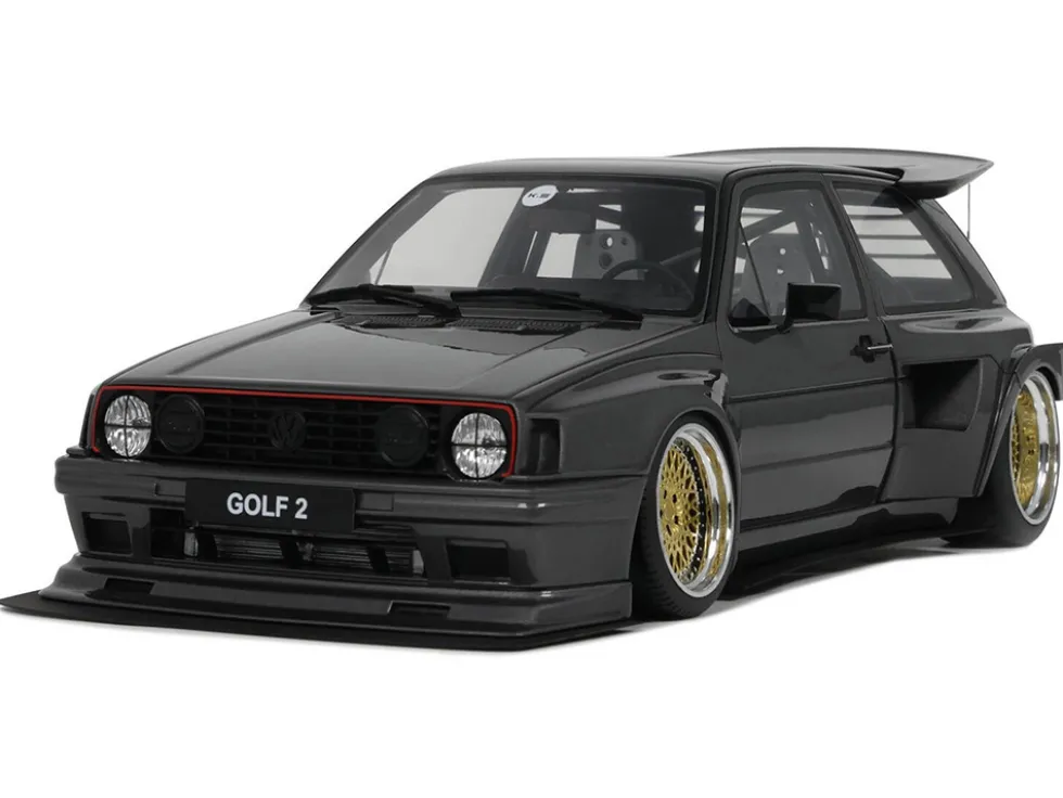 2021 Volkswagen Golf II GTI by Khyzyl Saleem Ascot Gray Metallic Limited Edition to 3000 pieces Worldwide 1/18 Model Car by Otto Mobile