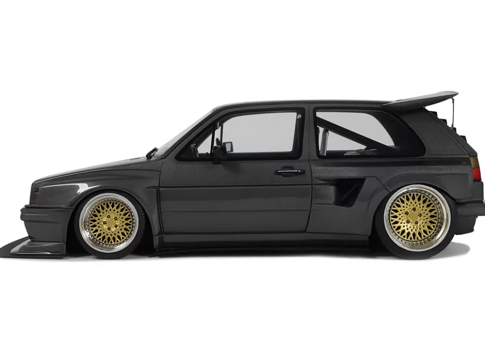 2021 Volkswagen Golf II GTI by Khyzyl Saleem Ascot Gray Metallic Limited Edition to 3000 pieces Worldwide 1/18 Model Car by Otto Mobile