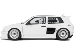 2024 Volkswagen Golf III by Khyzyl Saleem White Limited Edition to 2000 pieces Worldwide 1/18 Model Car by Otto Mobile