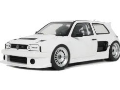 2024 Volkswagen Golf III by Khyzyl Saleem White Limited Edition to 2000 pieces Worldwide 1/18 Model Car by Otto Mobile