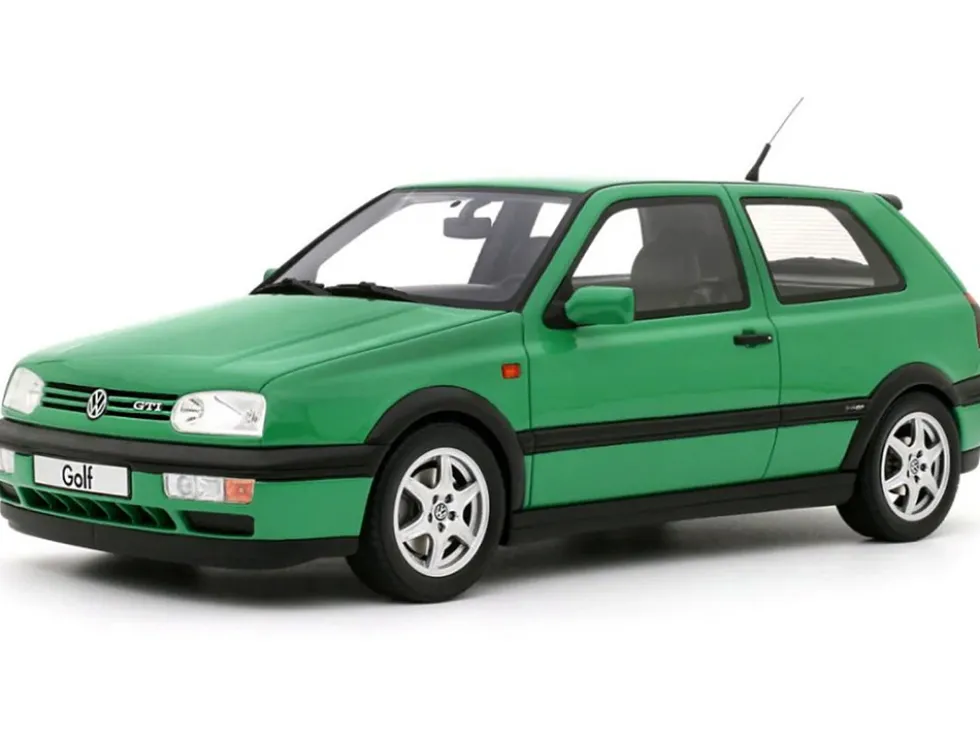 1995 Volkswagen Golf III GTI Salsa Green 1/18 Model Car by Otto Mobile
