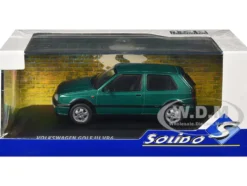 1994 Volkswagen Golf MKIII VR6 Dragon Green Pearl 1/43 Diecast Model Car by Solido