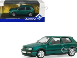 1994 Volkswagen Golf MKIII VR6 Dragon Green Pearl 1/43 Diecast Model Car by Solido
