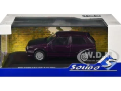 1994 Volkswagen Golf MKIII VR6 Purple Metallic 1/43 Diecast Model Car by Solido