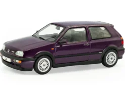 1994 Volkswagen Golf MKIII VR6 Purple Metallic 1/43 Diecast Model Car by Solido