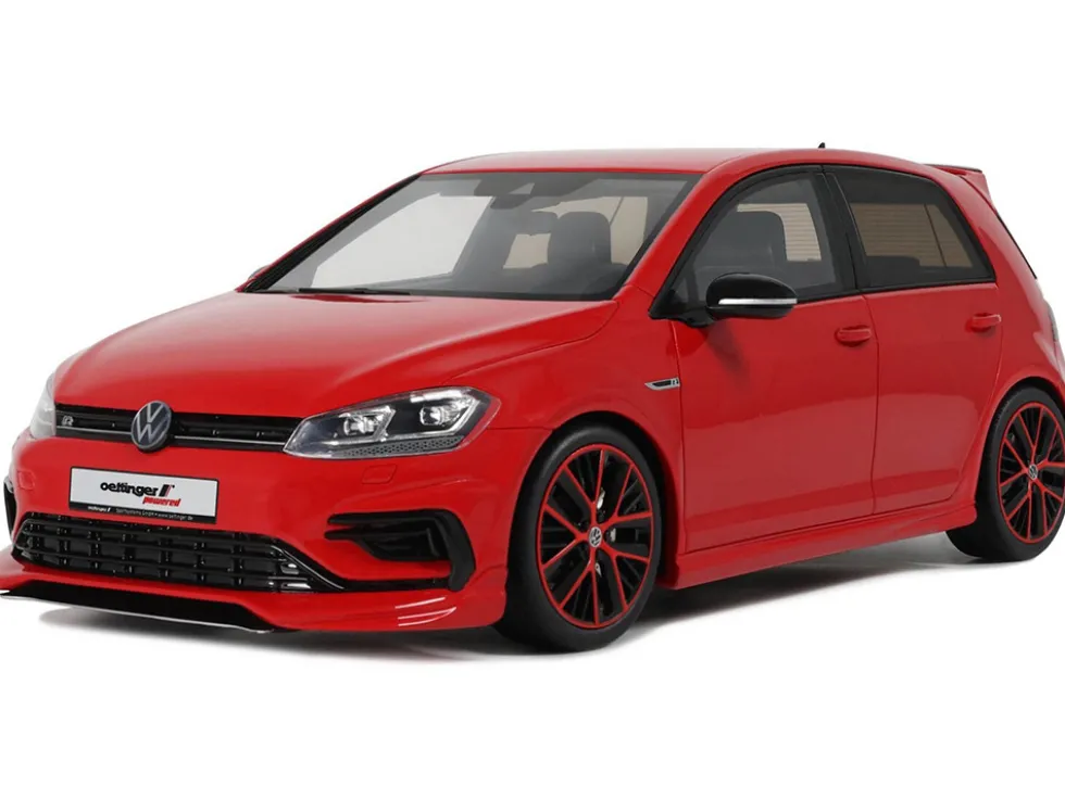 2018 Volkswagen Golf 7.5 R Oettinger Body Kit Tornado Red Limited Edition to 999 pieces Worldwide 1/18 Model Car by Otto Mobile