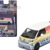 Volkswagen ID. Buzz Van Prototype "Rainbow" Limited Edition 1/64 Diecast Model Car by Mini GT