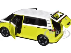 2023 Volkswagen ID. Buzz Van Yellow and White "Special Edition" Series 1/24 Diecast Model Car by Maisto