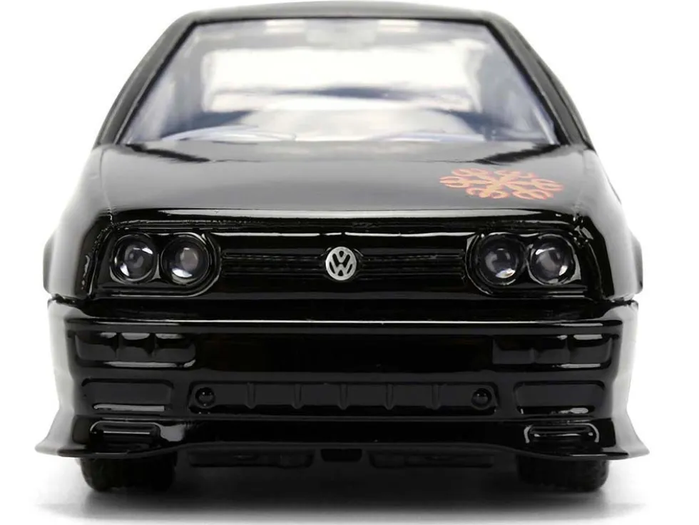Volkswagen Jetta Black with Graphics "Fast & Furious Remix - 25th Anniversary" Series 1/32 Diecast Model Car by Jada