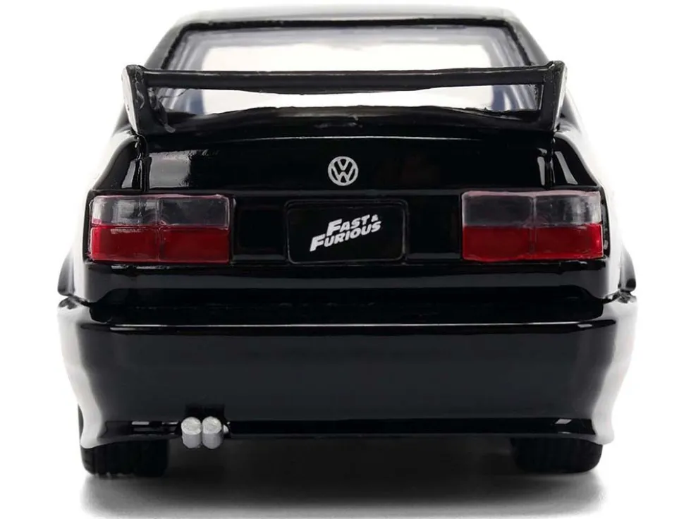 Volkswagen Jetta Black with Graphics "Fast & Furious Remix - 25th Anniversary" Series 1/32 Diecast Model Car by Jada