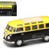 1962 Volkswagen Microbus Van Bus Yellow/Black 1/43 Diecast Car Road Signature 43209