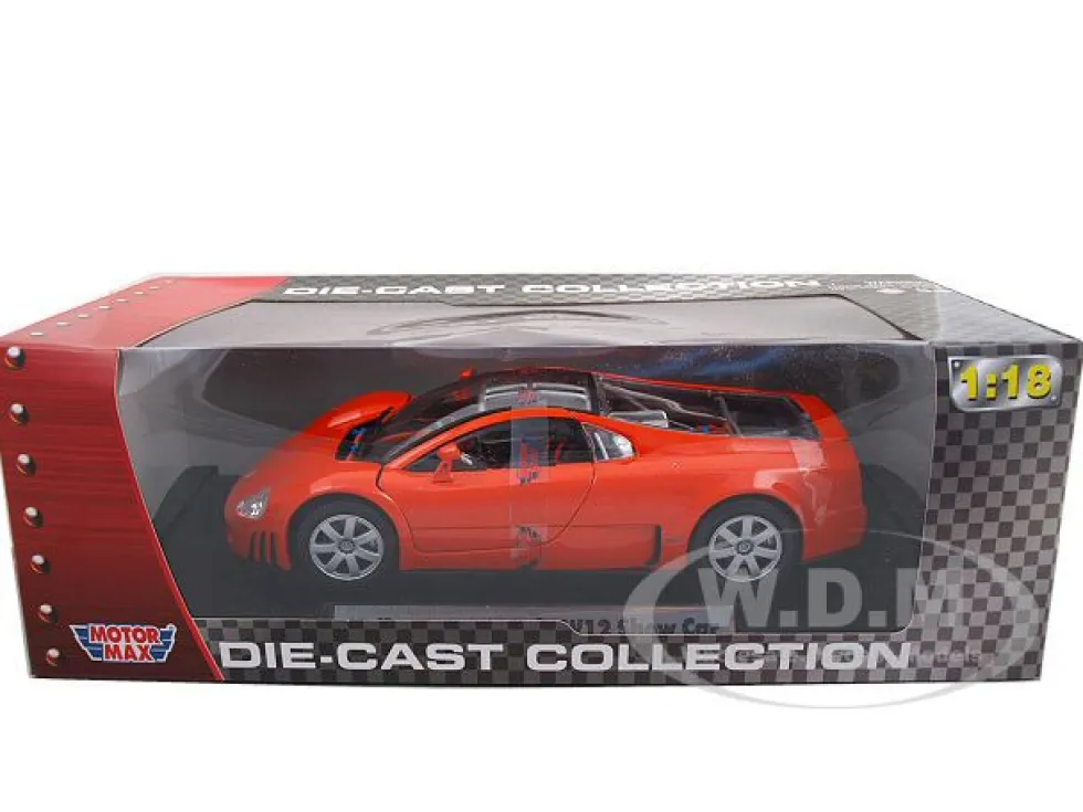 Volkswagen Nardo W12 Show Car Orange 1/18 Diecast Model Car Motormax 73141