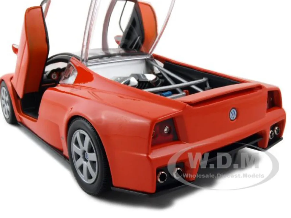 Volkswagen Nardo W12 Show Car Orange 1/18 Diecast Model Car Motormax 73141