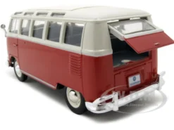 Volkswagen Samba Bus Red 1/25 Diecast Model Car Maisto 31956