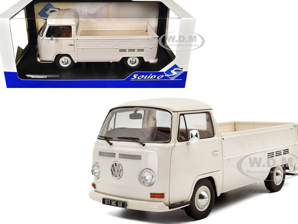 1968 Volkswagen T2 Pickup Truck Beige 1/18 Diecast Model Car by Solido