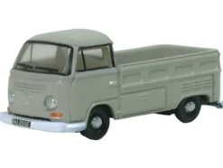 Volkswagen T2 Pickup Truck Light Gray 1/148 (N) Scale Diecast Model Car by Oxford Diecast