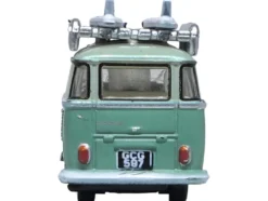 Volkswagen T1 Samba Bus RHD (Right Hand Drive) Green Two-Tone with Surfboards on Roof Rack 1/148 (N) Scale Diecast Model Car by Oxford Diecast