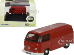 Volkswagen T2 Van Senegal Red 1/148 (N) Scale Diecast Model Car by Oxford Diecast