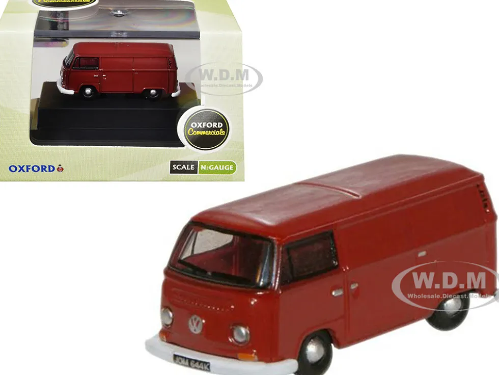 Volkswagen T2 Van Senegal Red 1/148 (N) Scale Diecast Model Car by Oxford Diecast