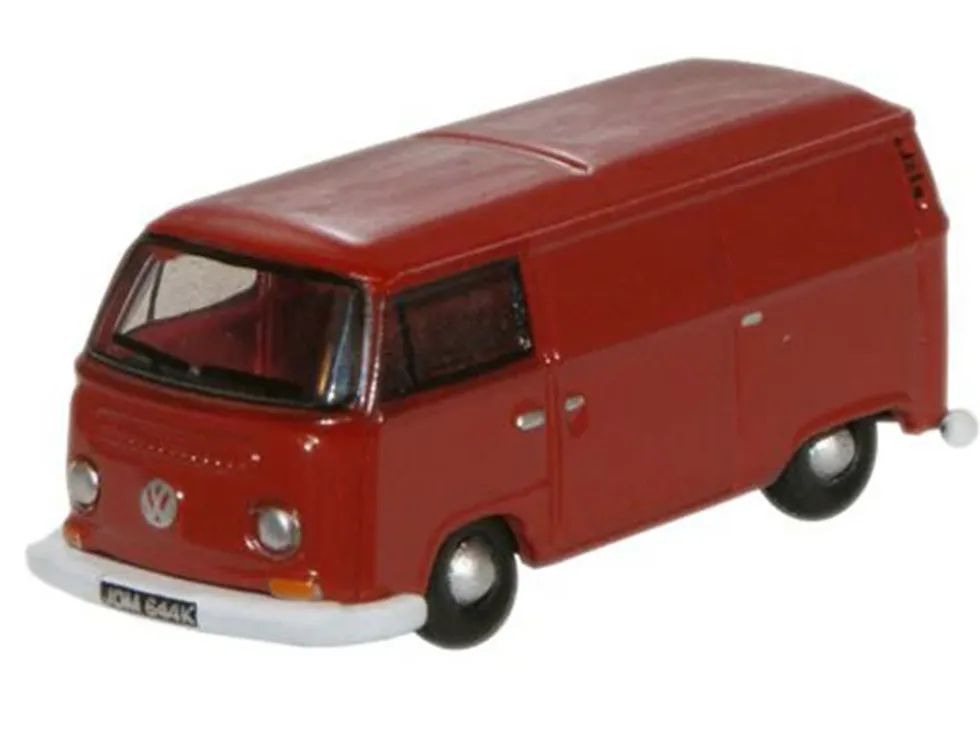 Volkswagen T2 Van Senegal Red 1/148 (N) Scale Diecast Model Car by Oxford Diecast